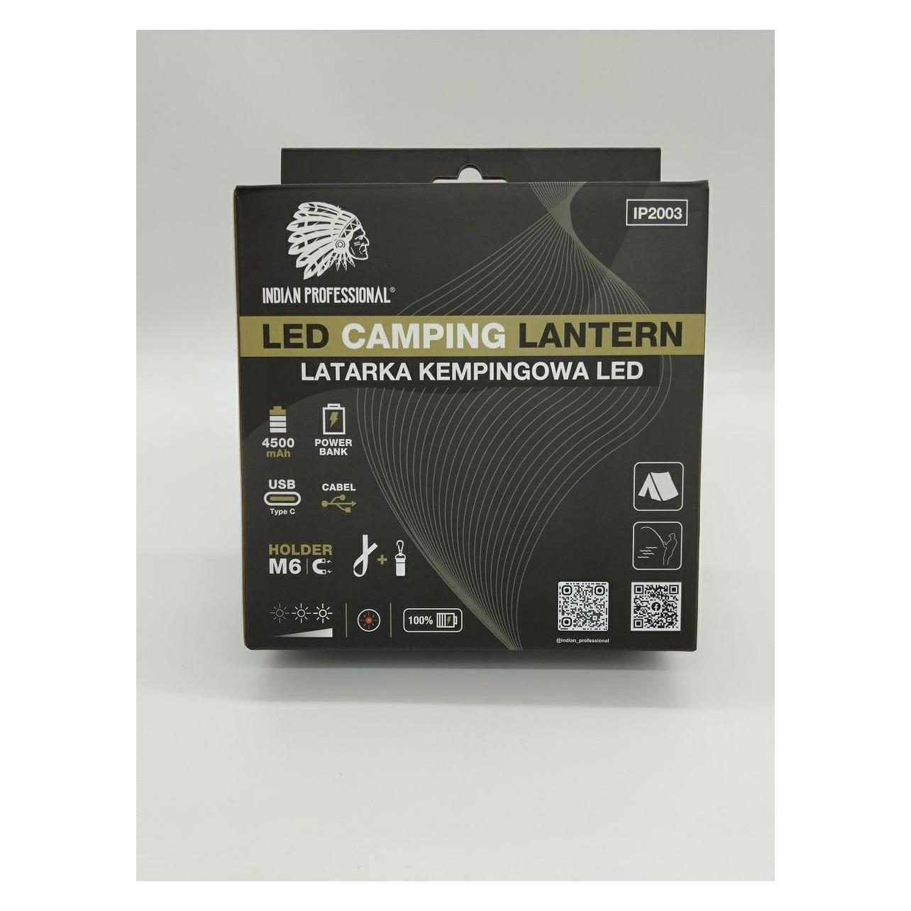 Indian Professional Latarka LED-Campinglaterne mit Powerbank, 4500 mAh, Premium / (61370664)