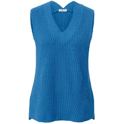 Tchibo - Strick-Pullunder - Damen - Gr. S - blau