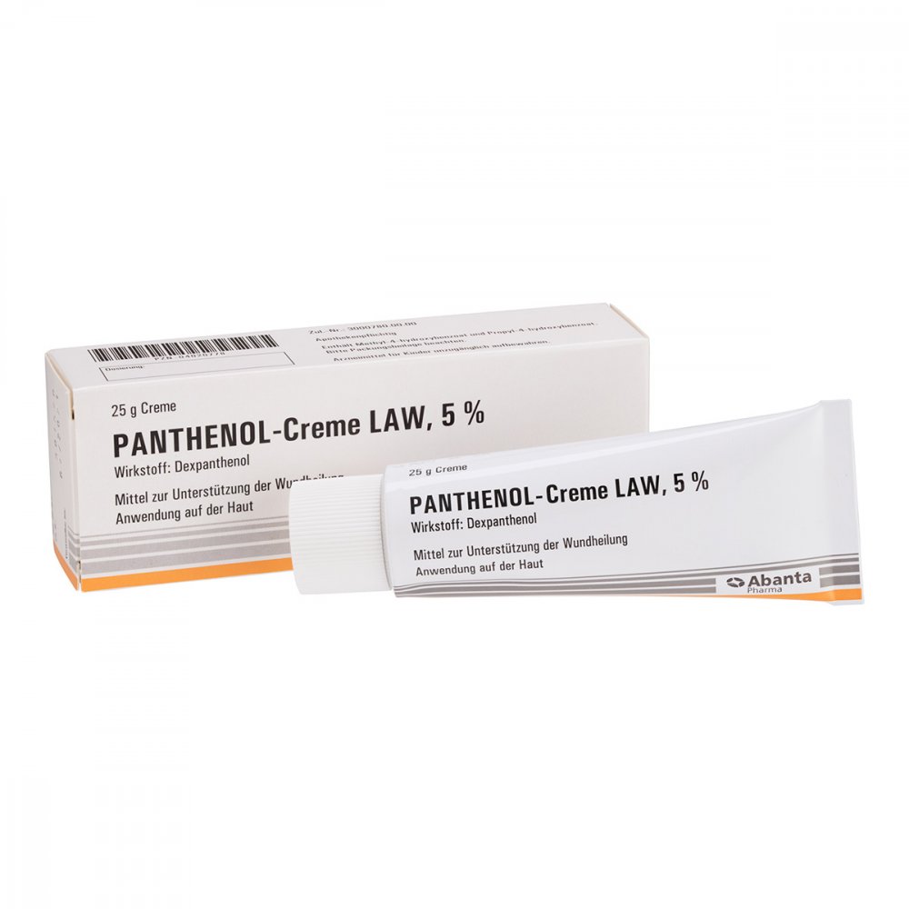 Abanta Pharma GmbH Panthenol-Creme LAW 5% 04020778