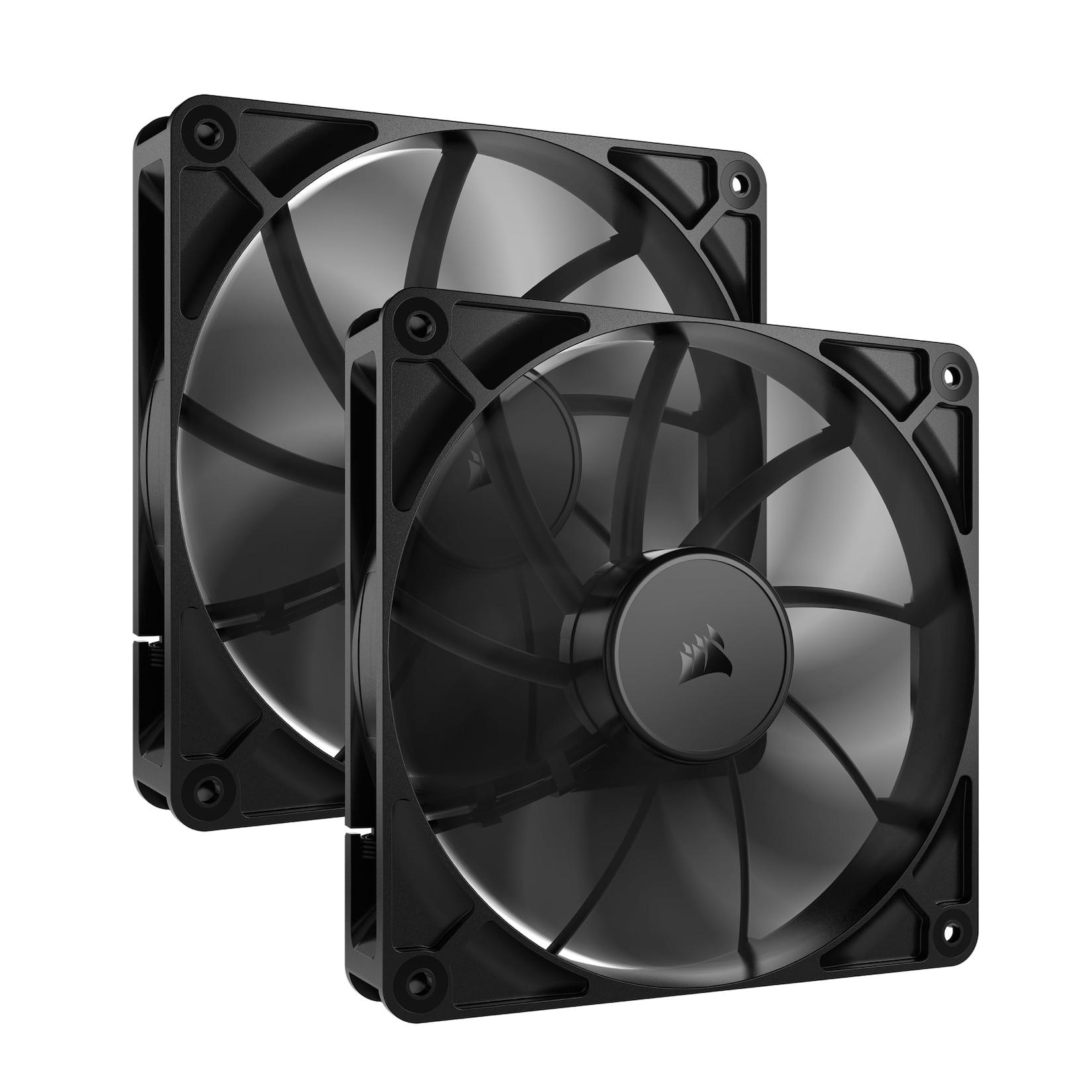 Corsair RS140 140mm PWM, 2 Stück, Schwarz (CO-9050191-WW)