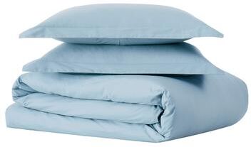 Cannon Classic Cotton Solid Percale Duvet Cover Set