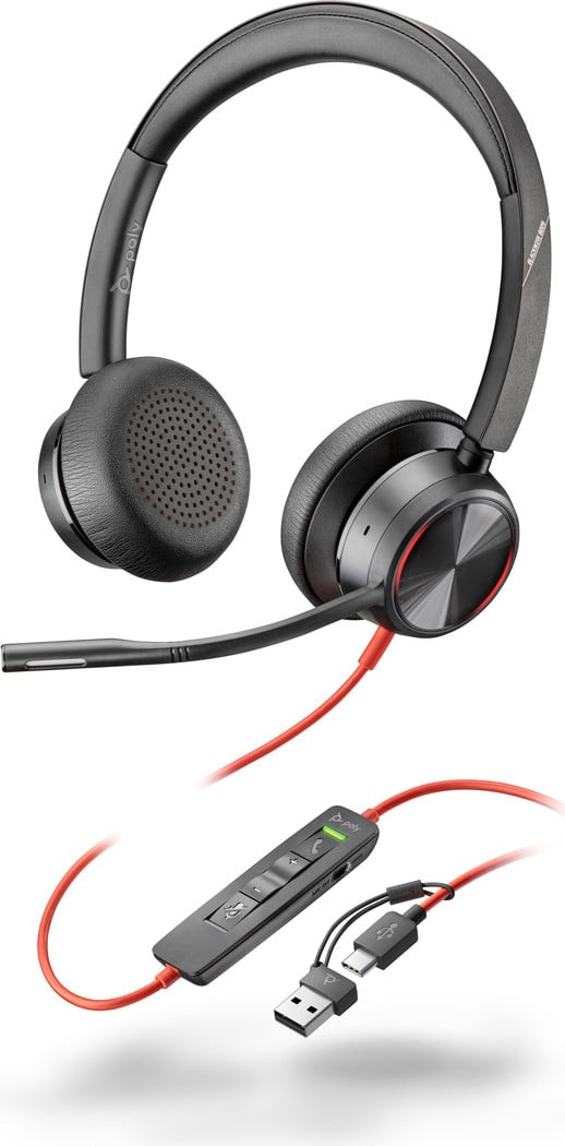 HP Poly BW 8225 USB-C naar USB-C/A Adapter