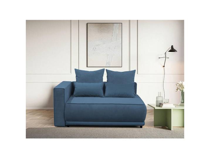 Mid.you Récamiere Iga, Blau, Kunststoff, Füllung: Schaumstoff, 168x73x99 cm, Made in EU, Wohnzimmer, Sofas & Couches, Sofas, Recamieren