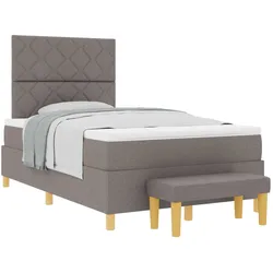 vidaXL, Boxspringbett, Boxspringbett (120 x 200 cm)