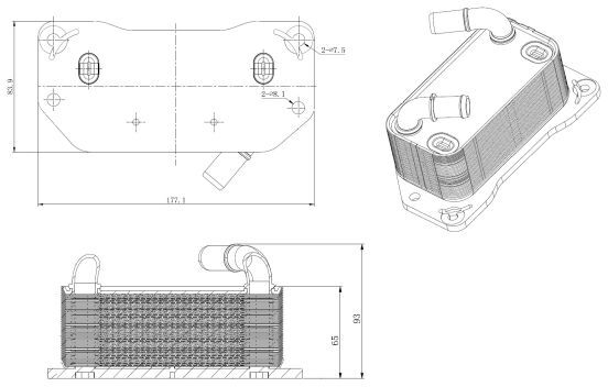 Nrf Ölkühler, Motoröl 31843 Für Volvo