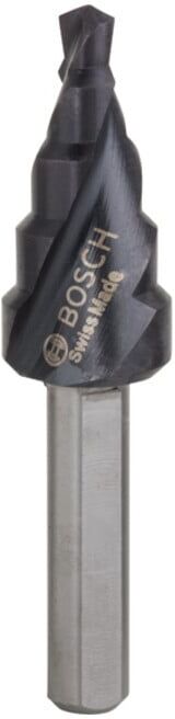 Fraise étagée HSS-AlTiN 4 - 12 mm, 6,0 mm, 50 mm ; Bosch (2608588064)