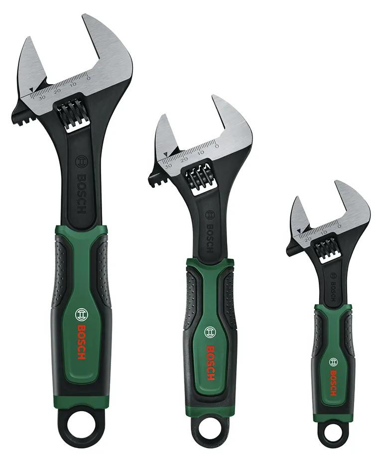 Bosch Set van 3 verstelbare moersleutels (6, 8 en 10 mm)