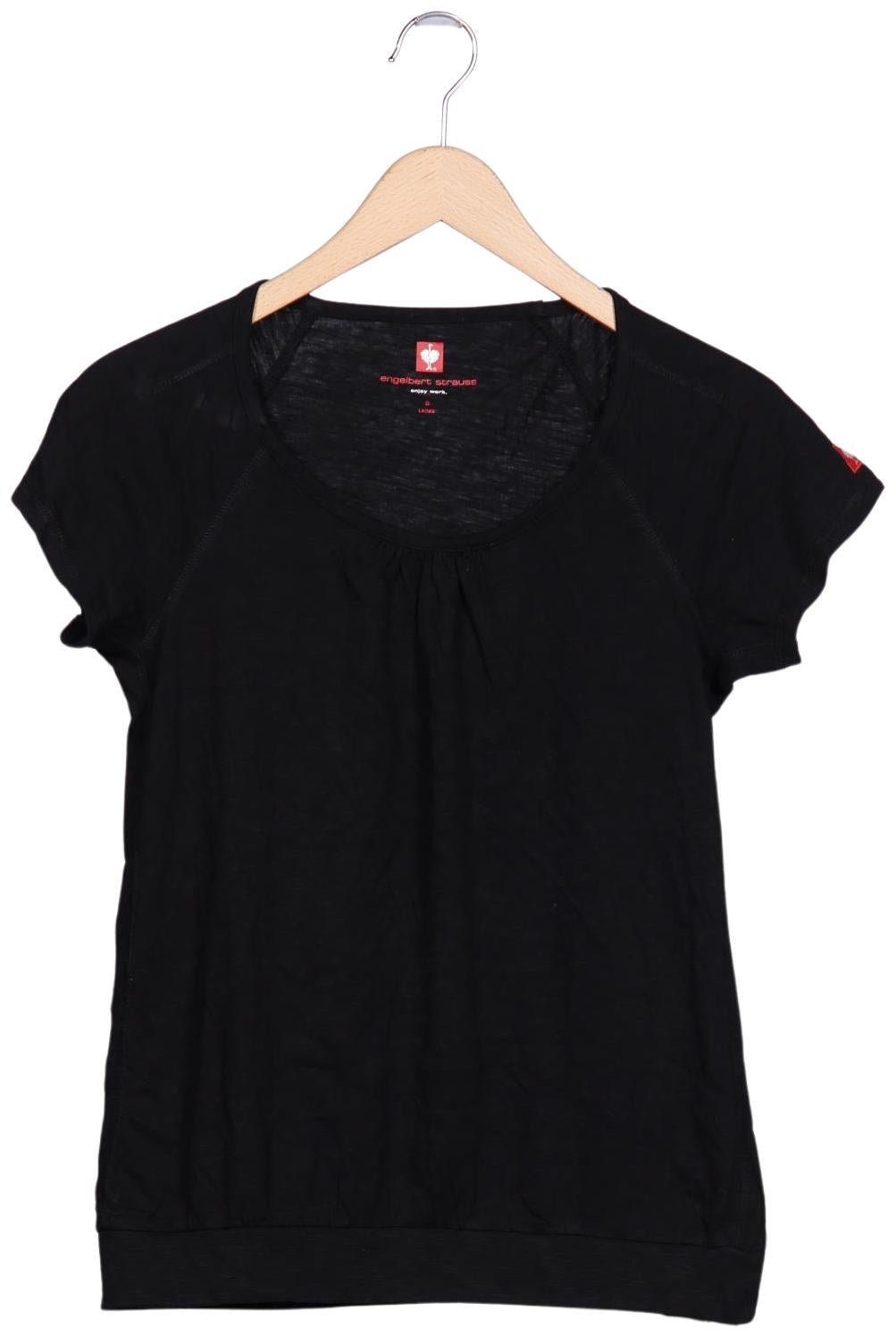engelbert strauss Damen T-Shirt, Schwarz, Gr. S, Baumwolle - Second Hand