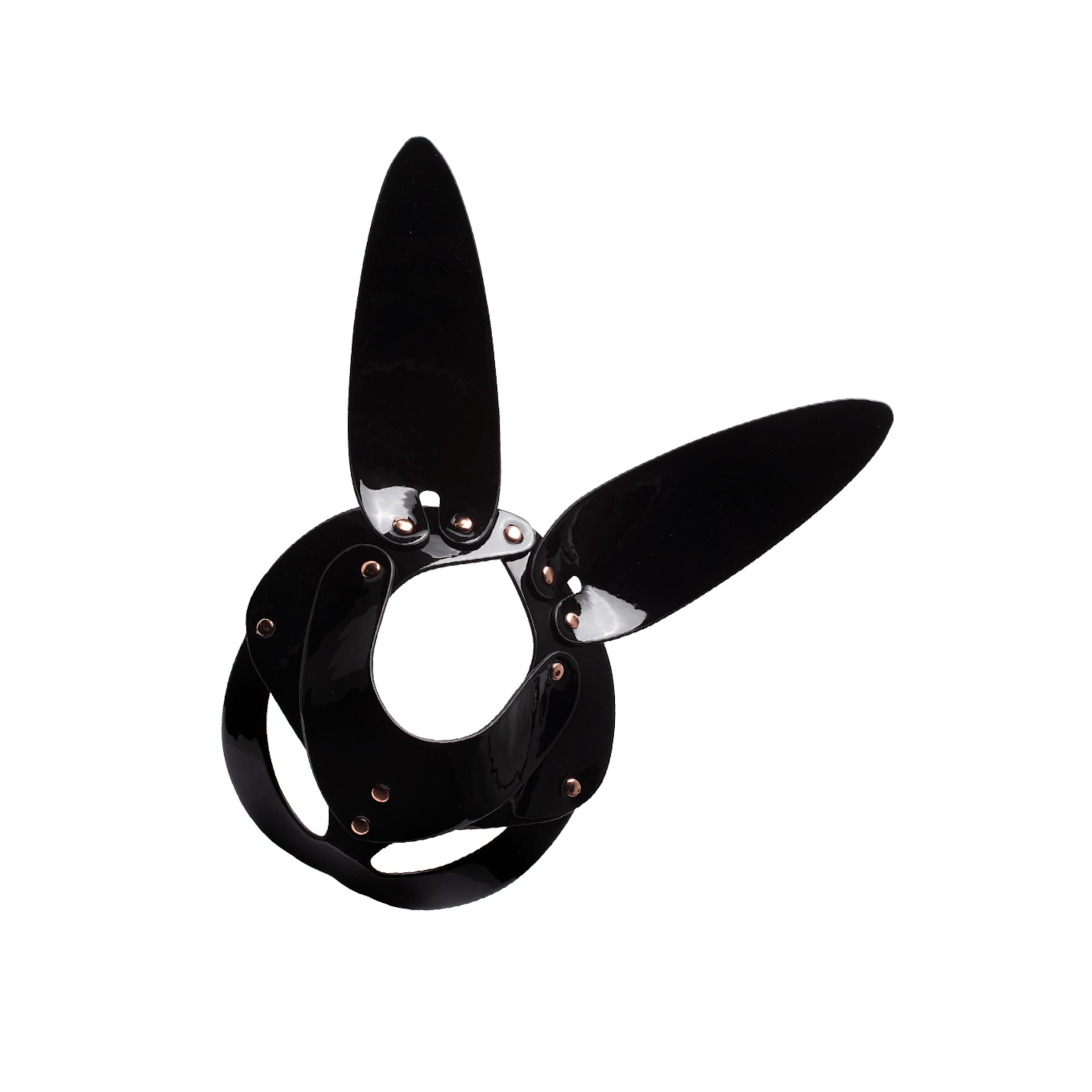 High Gloss Bondage Bunny Mask