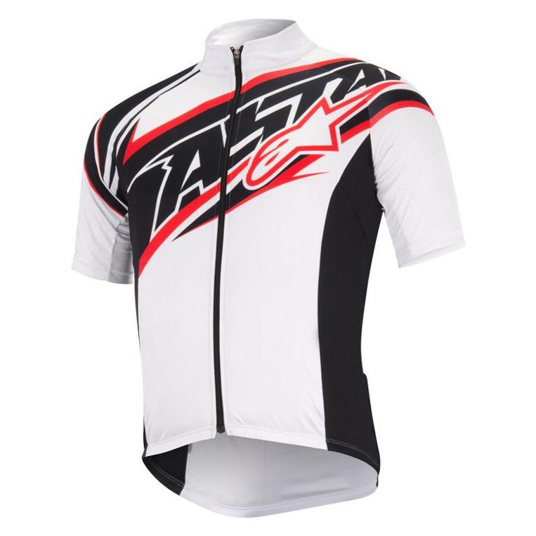 Alpinestars Nemesis Team S/S Jersey 's white/black/red (M) (6843543)