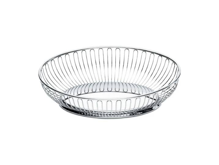 Alessi Corbeille métallique ovale Alessi 20x28 cm Acier inoxydable
