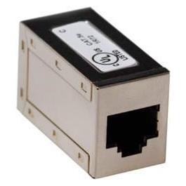 ACT Inline Coupler RJ-45 shielded CAT6A. Type: C6A C6a in line coupler shielded (SD6518)