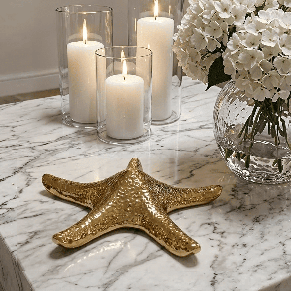 Asteria Gold Starfish Decorative Ornament