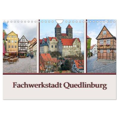 Fachwerkstadt Quedlinburg (Wandkalender 2026 DIN A4 quer), CALVENDO Monatskalender