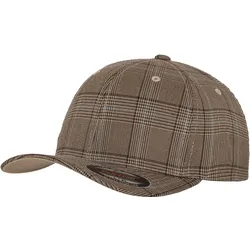 Flexfit® Glen Check, brown / khaki, L/XL