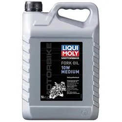 Motorbike Fork Oil 10W medium LIQUI MOLY 1606 Motorrad Gabelöl Stoßdämpfer Öl 5L