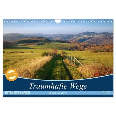 Traumhafte Wege durch die Eifel (Wandkalender 2027 DIN A4 quer), CALVENDO Monatskalender