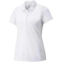 PUMA Gamer Golf Poloshirt Damen bright white S