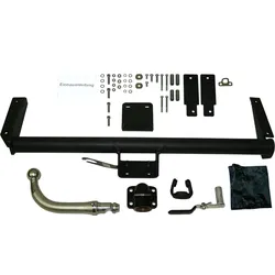 GDW Anhängerkupplung abnehmbar inkl. TowTec E-Satz 13polig universal - SAAB 9-3