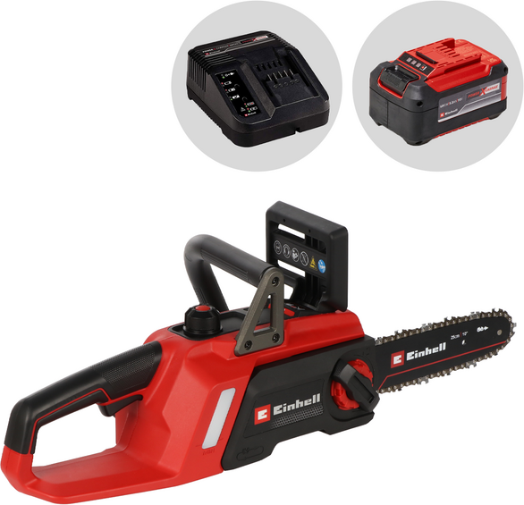 Einhell GE-LC 18/25 Li BL - Tronçonneuse électrique à batterie - 18V/5.2Ah
