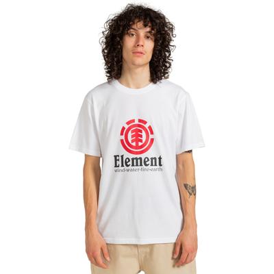 T-Shirt ELEMENT "Vertical", Herren, Gr. L, weiß (optic weiß), Obermaterial: 100% Baumwolle., Shirts T-Shirt