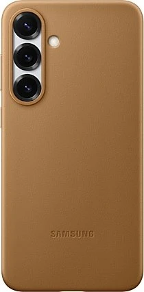 Samsung Galaxy S25+ Vegan Leder Back Cover Gold