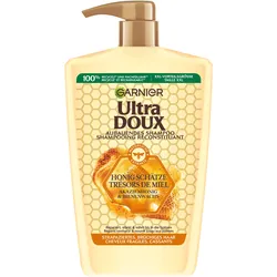 Garnier, Shampoo, Ultra Doux Honey Treasures (Flüssiges Shampoo, 1000 ml)