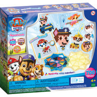 Aquabeads Paw Patrol Mega Bastelset Bastelset mit 700 bunten Perlen und Motivvorlagen, Basteln