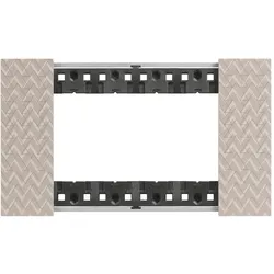 Legrand KA4804MM LivingNow Abdeckrahmen 4-modulig in der Farbausführung Optic