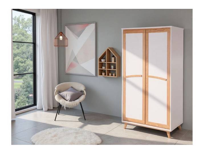 Armoire penderie 2 portes ELIN