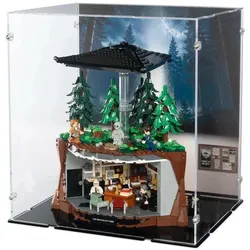 iDisplayit Acrylic display for LEGO 21369 The X-Files (With background image & black base)