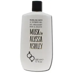 Alyssa Ashley Musk Bubbling Bath and Shower Gel 500ml