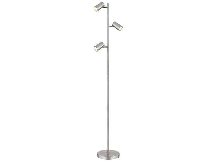 Stehlampe Nickelfarben verstellbare Spotlights