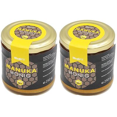Manuka Honig MGO 50+ MediFit mit natürlichem 2x 2x250 g