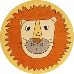 Smart Kids Kinderteppich Linus SM-4351-01 orange Ø 100 cm