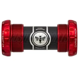 Chris King Innenlager ThreadFit 24mm, Edelstahl-Lager, red