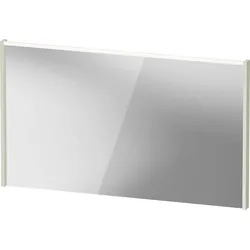 Duravit D-Code Spiegel, LED-Lichtfeld oben, 1200x700mm, externer Lichtschalter notwendig, 9 W, DC70790HHHH0000, Farbe: Blassgrün matt