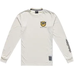 Troy Lee Designs, Jungen, Velotrikot, Skyline Ride LS Tee, Happy, pumice, youth XS (XS), Beige, XS