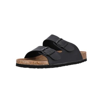 Sandale CRUZ "Shawnee", Herren, Gr. 45, schwarz, Lederimitat, Schuhe Sandale, mit ergonomischem Fußbett