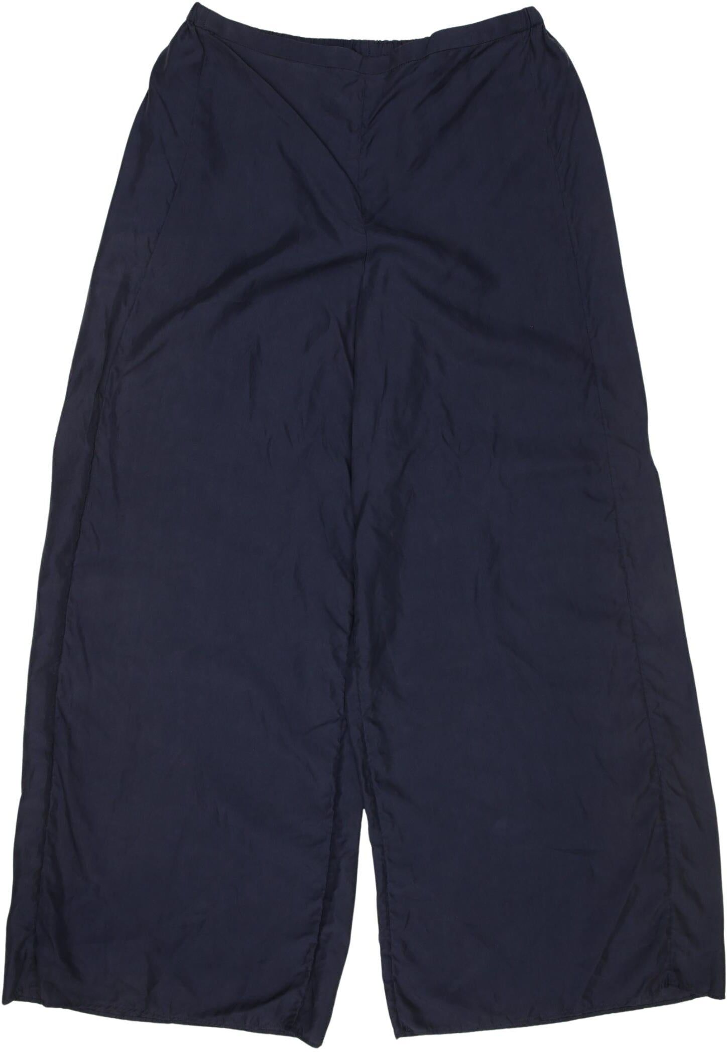 COS Damen Stoffhose, Marineblau, Gr. XS, Seide - Second Hand