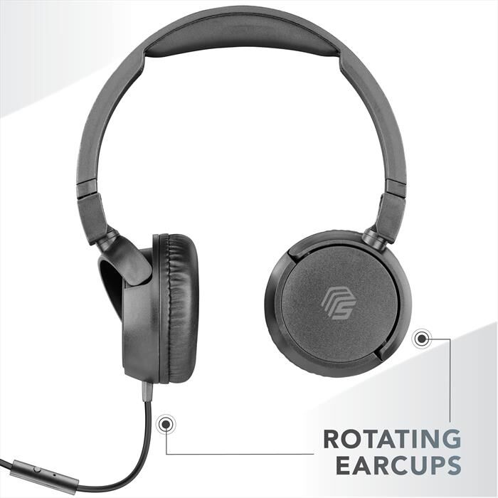 Cellular Line Cuffie A Padiglione Chiuso Musicsoundfullck-nero