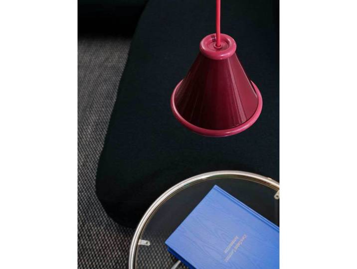 Belle Pendelleuchte Ø15 Wine Red/Red Violett - Belid - Esszimmer - Metall