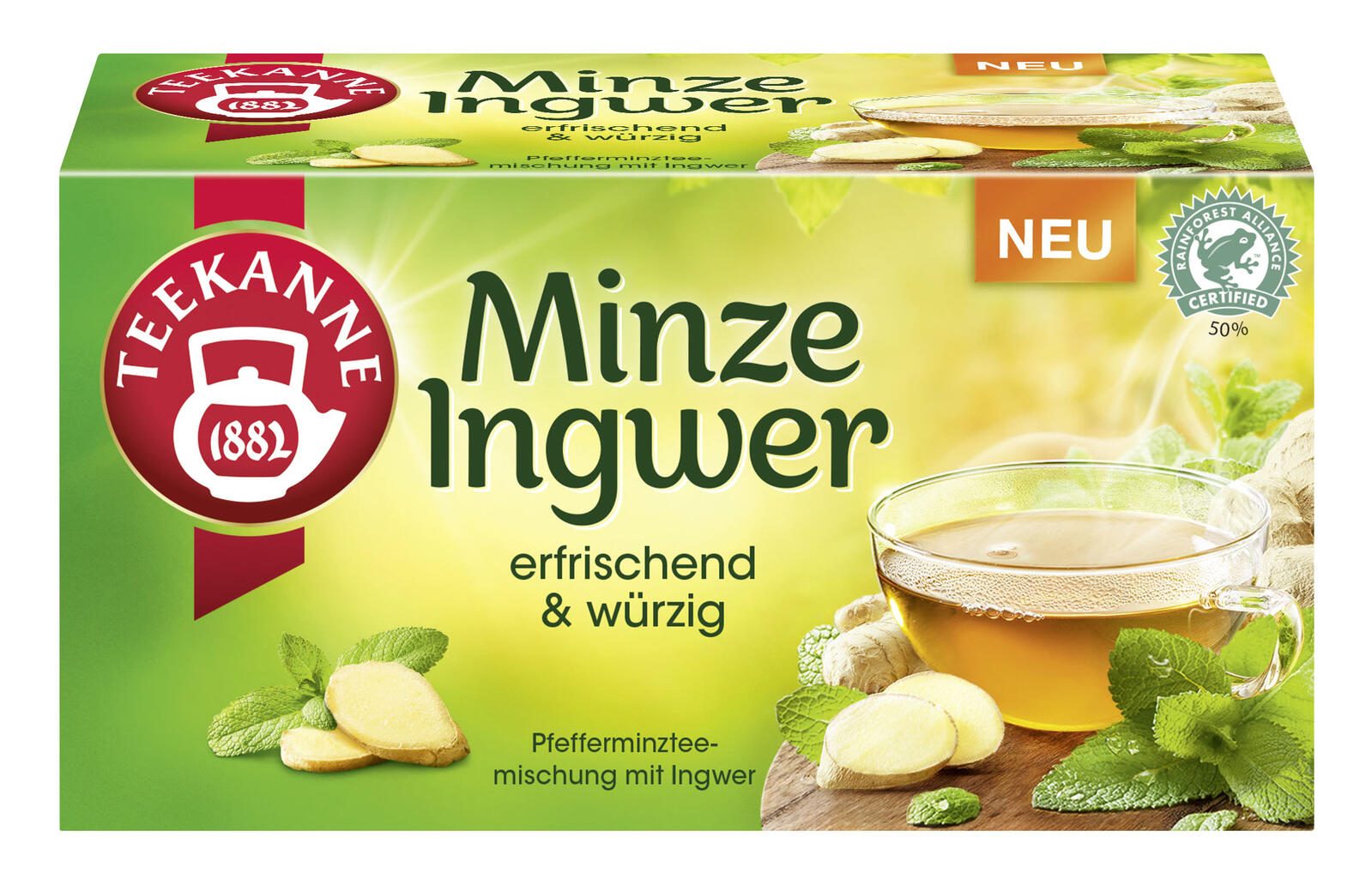 TEEKANNE Minze Ingwer 4009300074984