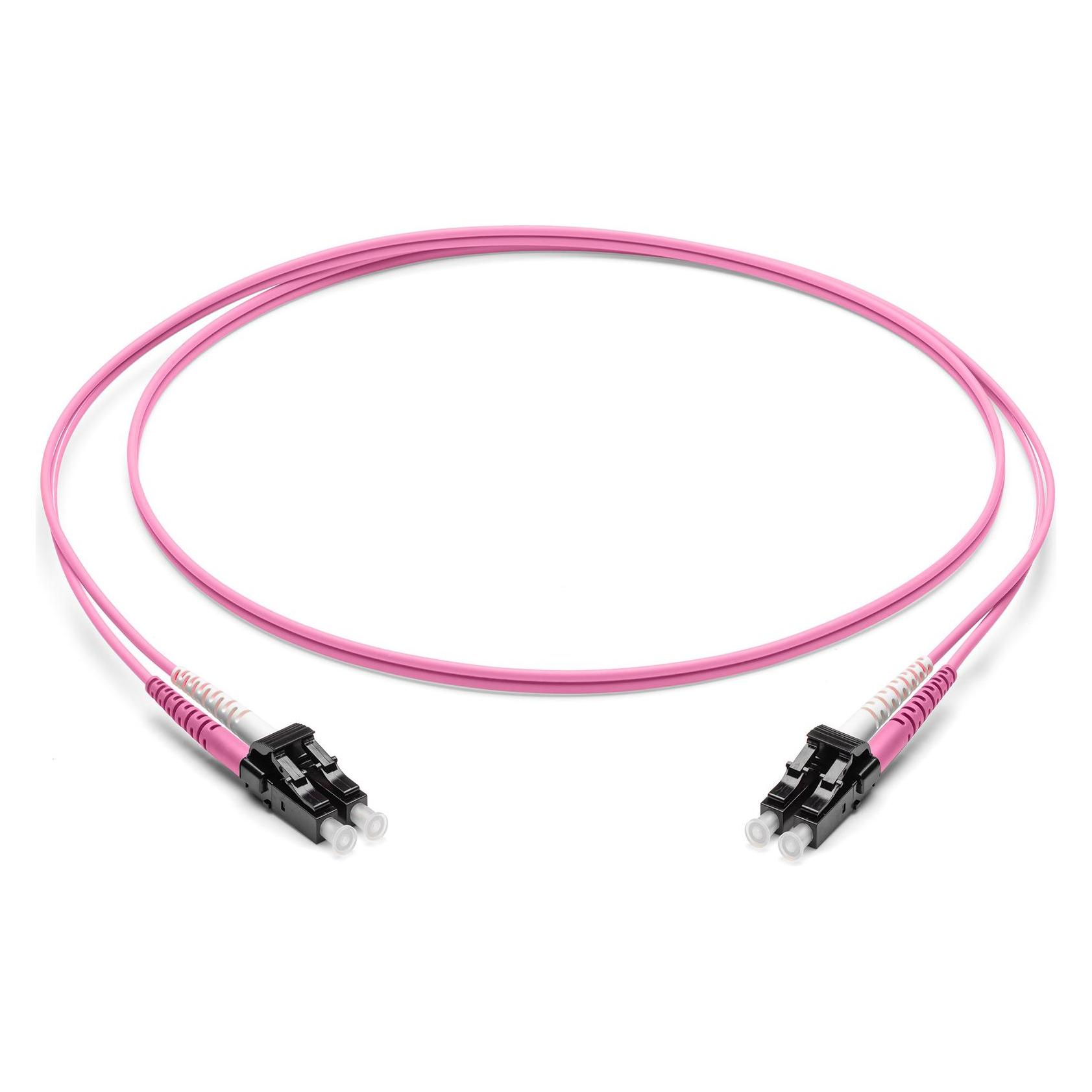 Corning Glasfaser Patchkabel 2x 2.0 mm - Multimode Duplex: LC PC Duplex auf LC PC Duplex, 1m (Violet (1 m) (F050502Q2Z20001M-VI)