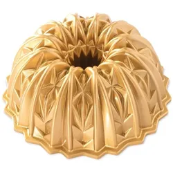 Nordic Ware Backform Cut Crystal Bundt, Backform, Gold
