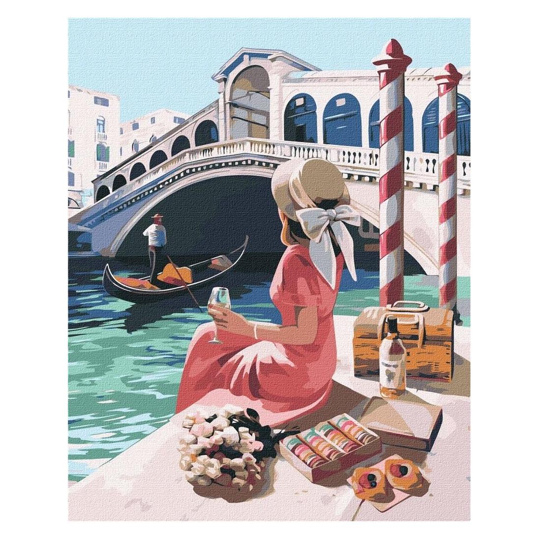 Ideyka Malen nach Zahlen - Bezauberndes Venedig 40x50cm (58214710)