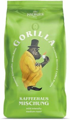 gorillaCoffee Joerges Gorilla Kaffee - Kaffehaus-mischung - 1 Kg - MaxiCoffee