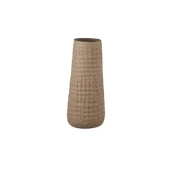 HOME STORY Vase   ¦ braun ¦ Aluminium ¦ Maße (cm): H: 34  Ø: 15.0