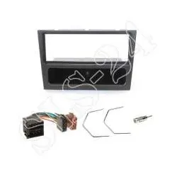 Autoradio 1-DIN Einbaurahmen Radoblende + Adapterkabel Einbauset Opel Agila C...