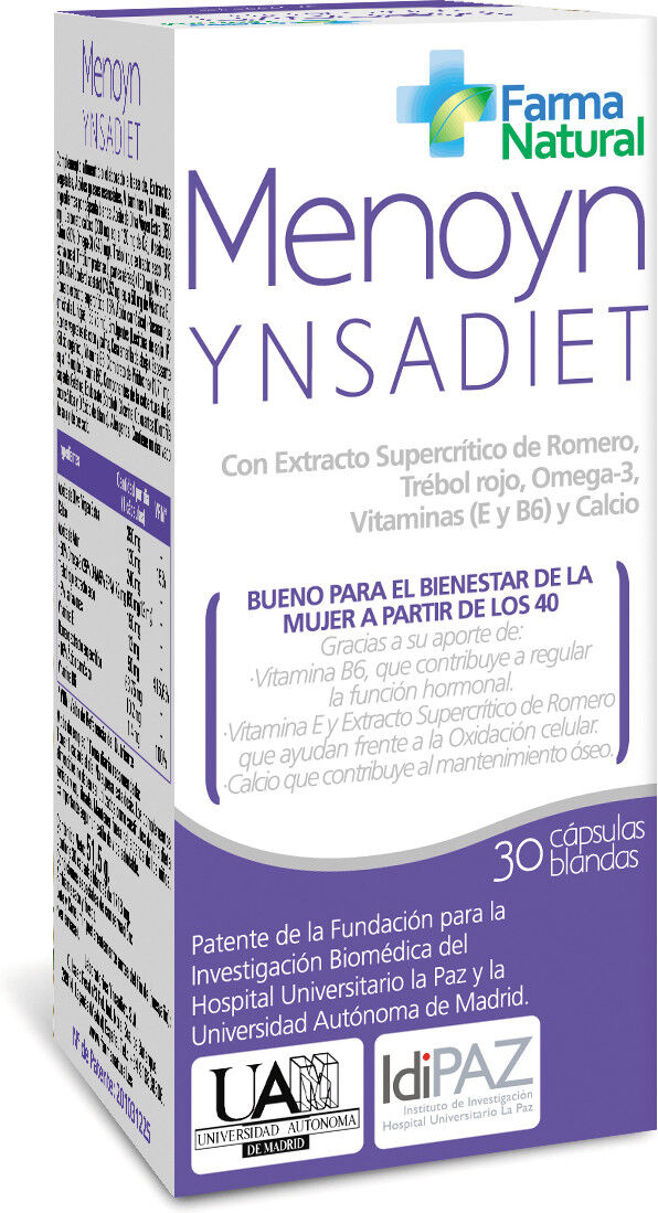 Ynsadiet Menoyn Forte 30 Capsules